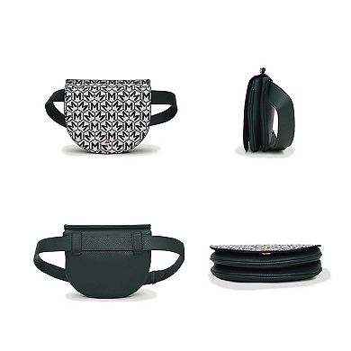 MKF Collection Daksha Signature Half Moon Belt Waist Bag by Mia K