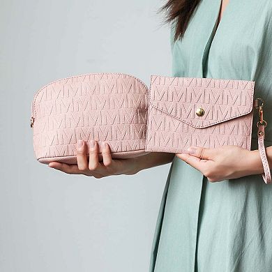 Mkf Collection Arya Signature Tote Bag, Mini Tote, Pouch And Wristlet By Mia K