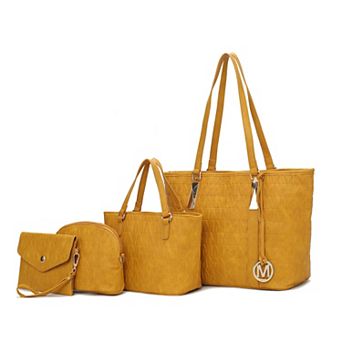 Mkf Collection Arya Signature Tote Bag, Mini Tote, Pouch And Wristlet By Mia K