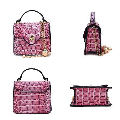 MKF Collection River Rainbow Faux Crocodile-embossed Women's Mini
