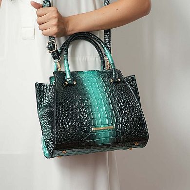 MKF Collection Bently Croc-Embossed Tote & Wallet Set by Mia K.