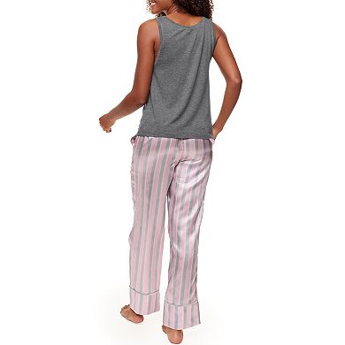 Alania Women's Plus-Size Tank & Pant Pajama Set