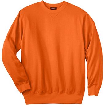 KingSize Men's Big & Tall Ultra-Light Comfort Fleece Crewneck Sweatshirt