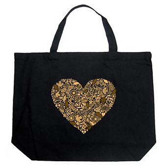 Fall Vibes - Large Word Art Tote Bag