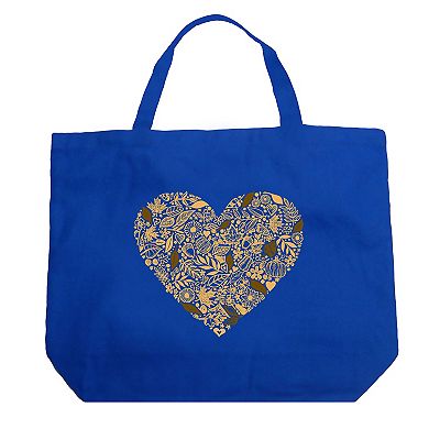Fall Vibes Large Word Art Tote Bag