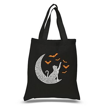 Lunar Bats - Small Word Art Tote Bag