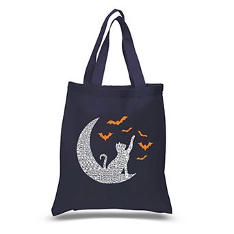 Lunar Bats - Small Word Art Tote Bag
