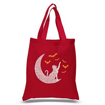 Lunar Bats - Small Word Art Tote Bag