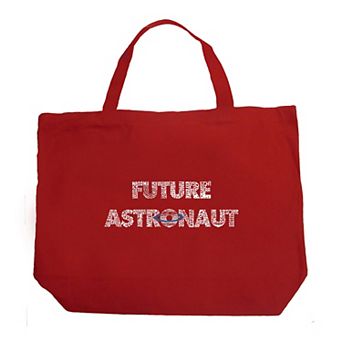 Future Astronaut - Large Word Art Tote Bag