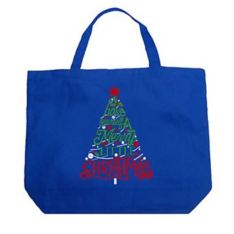 Have Yourself A Merry Little Christmas - Large Word Art Tote Bag