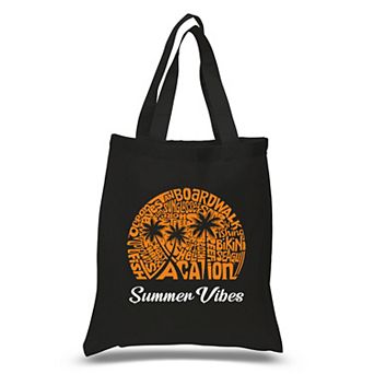 Summer Vibes - Small Word Art Tote Bag