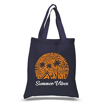 Summer Vibes - Small Word Art Tote Bag