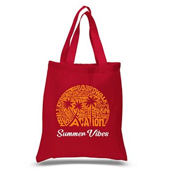 Summer Vibes - Small Word Art Tote Bag