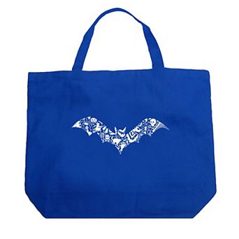 Bat Pics - Large Word Art Tote Bag