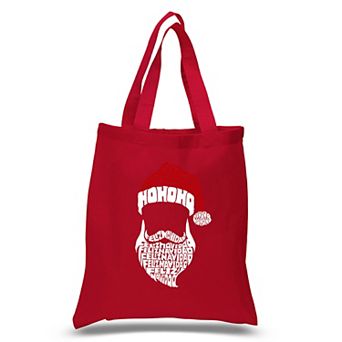 Feliz Navidad Santa Claus - Small Word Art Tote Bag