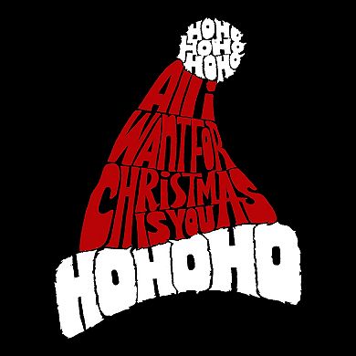 All I Want For Christmas Is You - Large Word Art Tote Bag