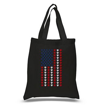 Paws Flag - Small Word Art Tote Bag