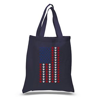 Paws Flag - Small Word Art Tote Bag