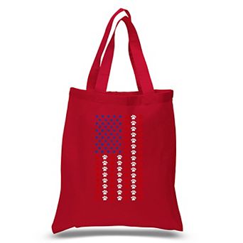 Paws Flag - Small Word Art Tote Bag