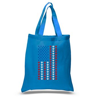 Paws Flag - Small Word Art Tote Bag