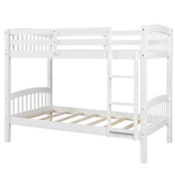 Merax Twin Over Twin Bunk Bed With Ladder