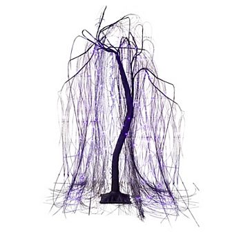 BrylaneHome 4-Ft. Pre-Lit Willow Tree