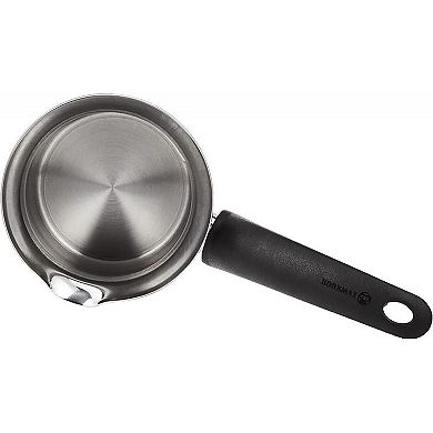 Korkmaz Orbit 6 Ounce Stainless Steel Turkish Coffee Pot in Silver