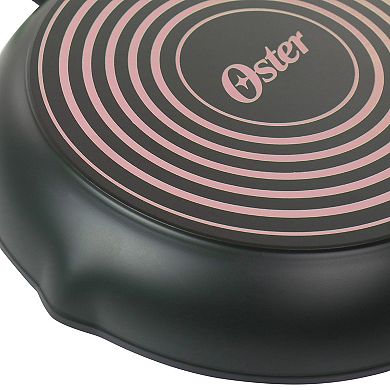 Rigby 9.5 Inch Aluminum Nonstick Frying Pan with Pouring Spouts