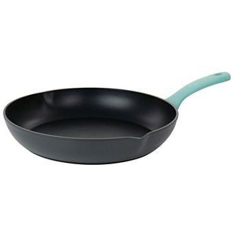 Rigby 9.5 Inch Aluminum Nonstick Frying Pan with Pouring Spouts