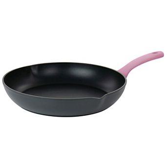 Rigby 9.5 Inch Aluminum Nonstick Frying Pan with Pouring Spouts