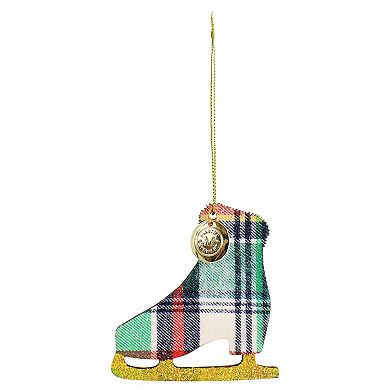 Holiday Ice Skate Ornament 4 Piece Set in Red and Green