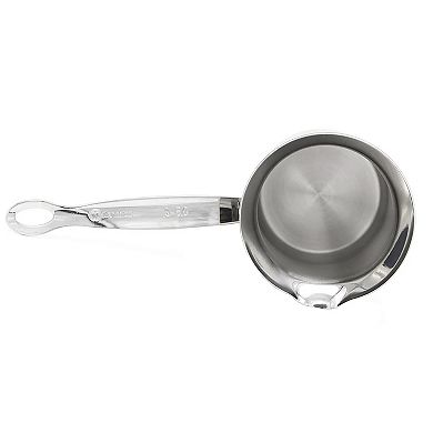 Korkmaz Classic 6 Ounce Stainless Steel Turkish Coffee Pot in Silver