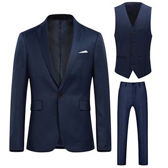 Men's Modern Fit 3 pc Stylish Suit Set