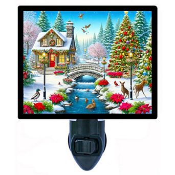 Christmas Serenity, Decorative Photo Night Light.