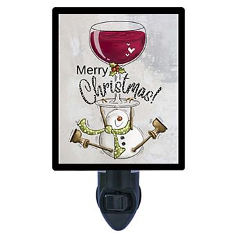 Cheers To A Merry Christmas, Decorative Photo Night Light.