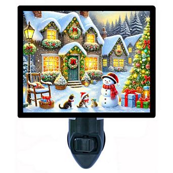 Holiday Glow, Christmas Decorative Photo Night Light.