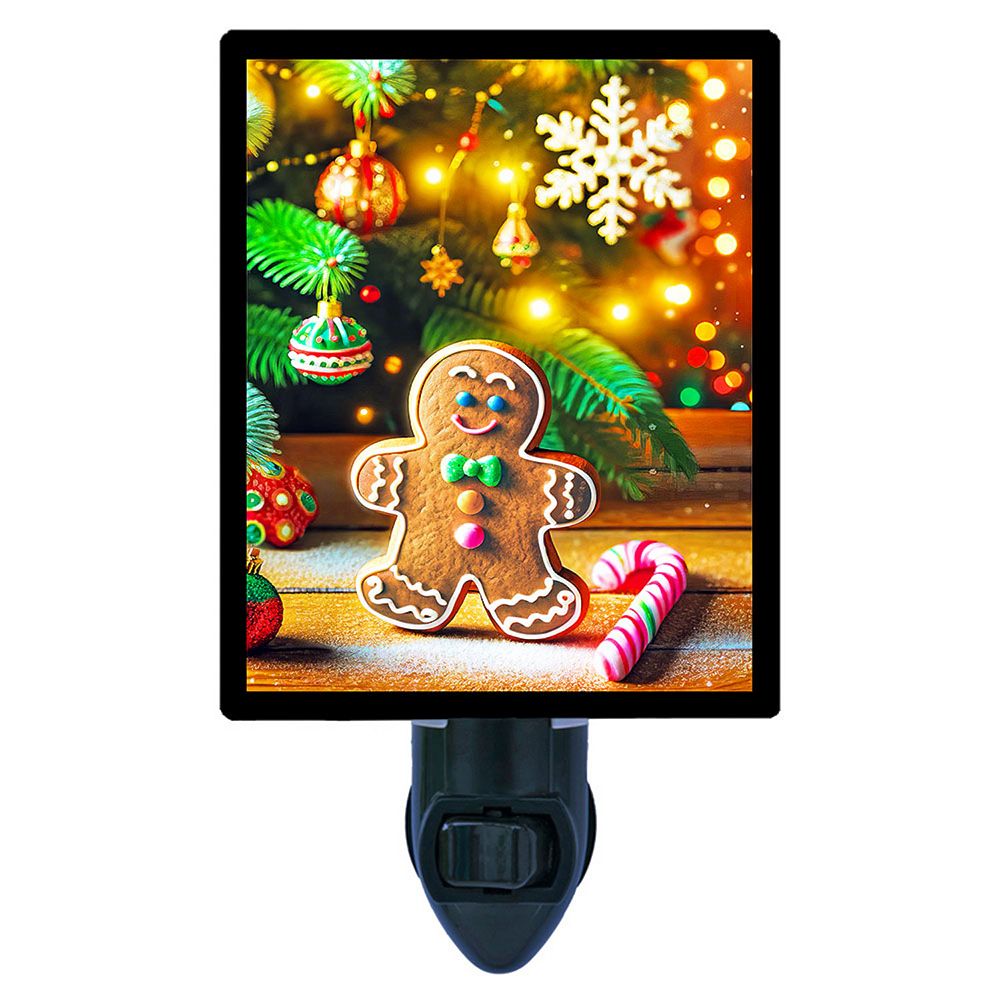 Sweet Festivities, Gingerbread Photo Night Light.