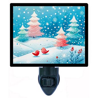 Birdie Christmas, Decorative Photo Night Light.