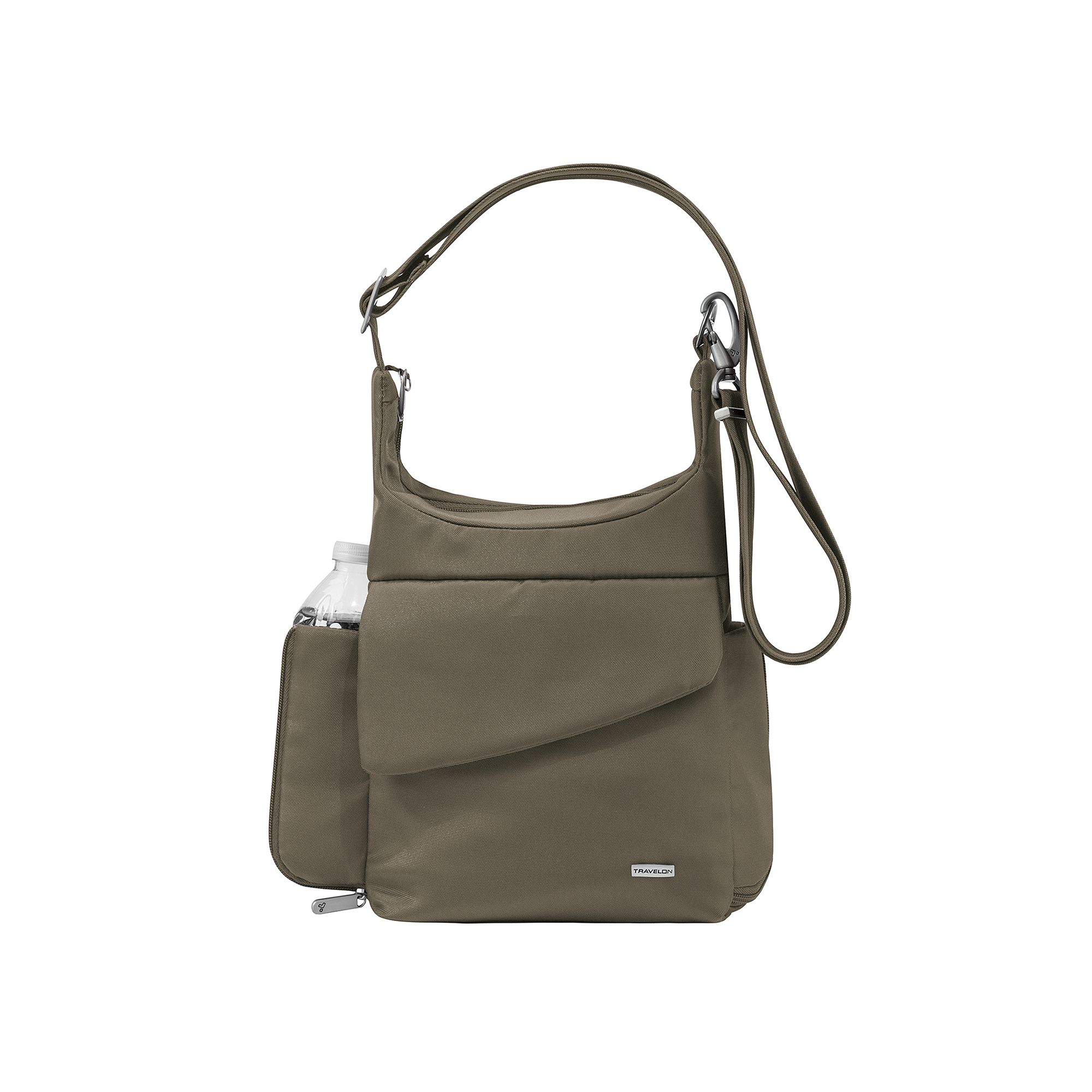 Travelon Anti-Theft Messenger Bag (42242), Brown