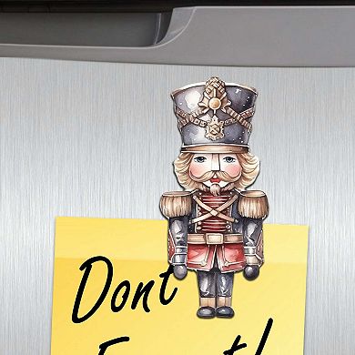 Nutcrackers Decorative Wooden Magnets Set of 6 by G. Debrekht