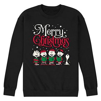 Men's Peanuts Merry Christmas Choir Fleece Sweatshirt