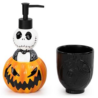 Disney's Nightmare Before Christmas Jack Skellington Lotion Pump and Tumbler Set