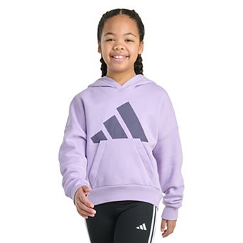 Girls 7-16 adidas Long Sleeve Essential Big Logo Graphic Pullover Hoodie