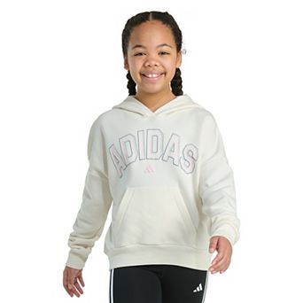 Girls 7-16 adidas Long Sleeve Graphic Fleece Pullover Hoodie