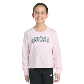 Girls 7-18 adidas Long Sleeve Heather Tee