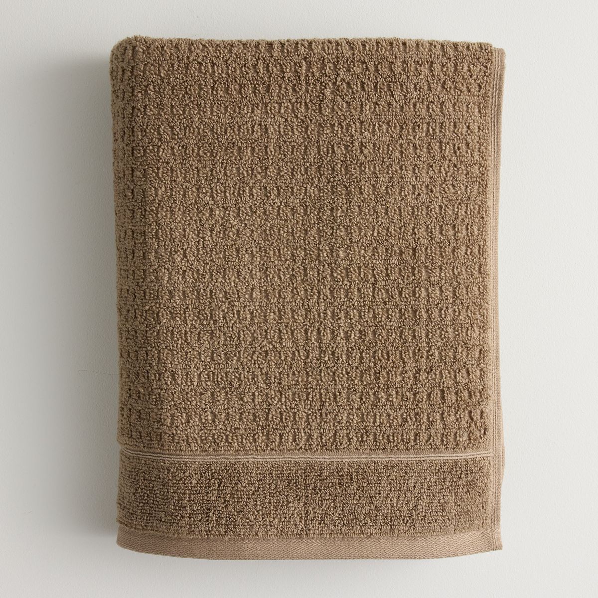 Sonoma Goods For Life® Hygro Performance Bath Towel, Bath Sheet, Hand Towel or Washcloth - Taupe Waffle, BATH TOWEL