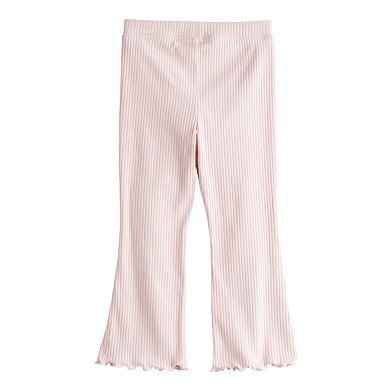 Girls 4-12 Jumping Beans® Ribbed Flare Leggings