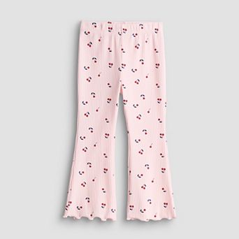 Girls 4-12 Jumping Beans® Ribbed Flare Leggings