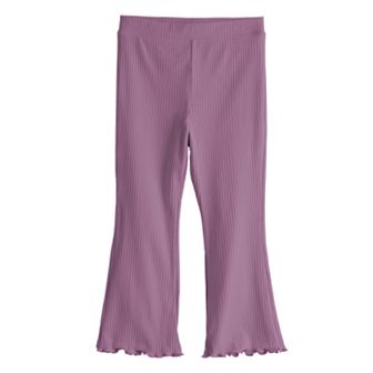 Girls 4-12 Jumping Beans® Ribbed Flare Leggings