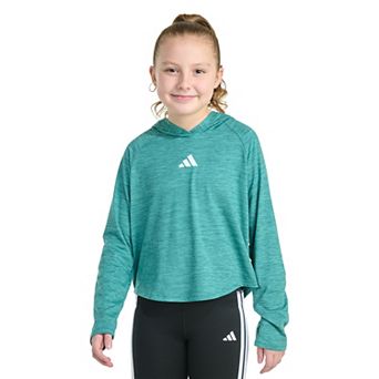 Girls adidas Long Sleeve Hooded Top